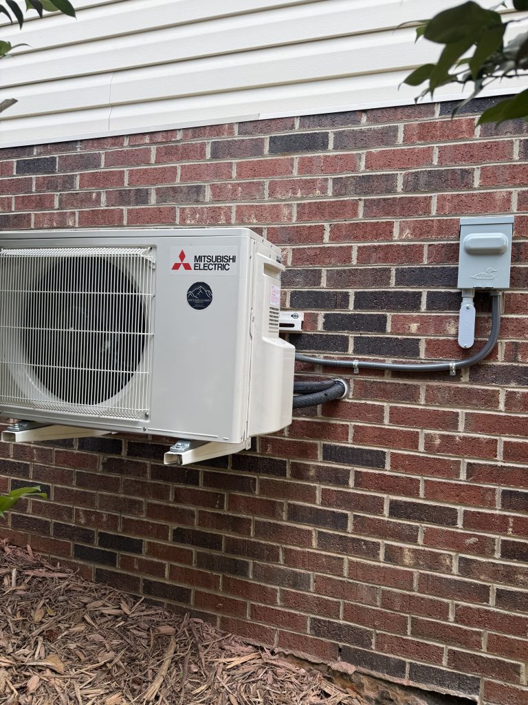 Outdoor unit for a ductless mini-split system