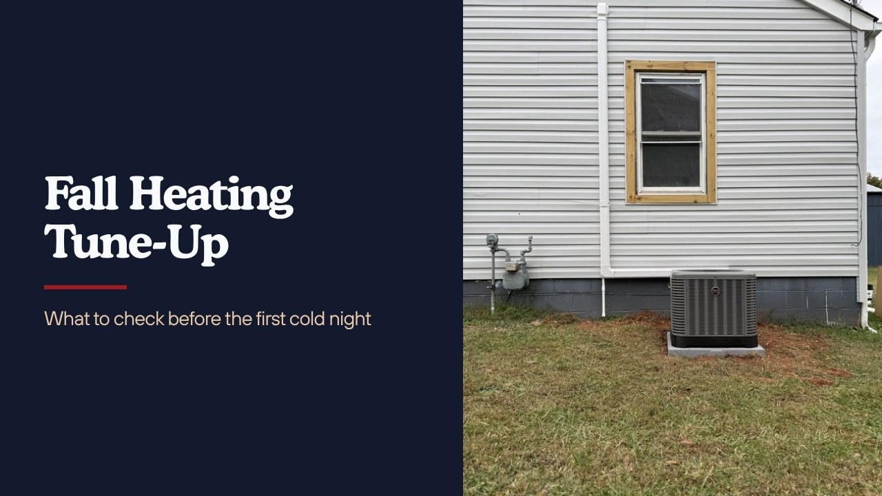 A heat pump Southern Summit installed at a home in the North Carolina foothills